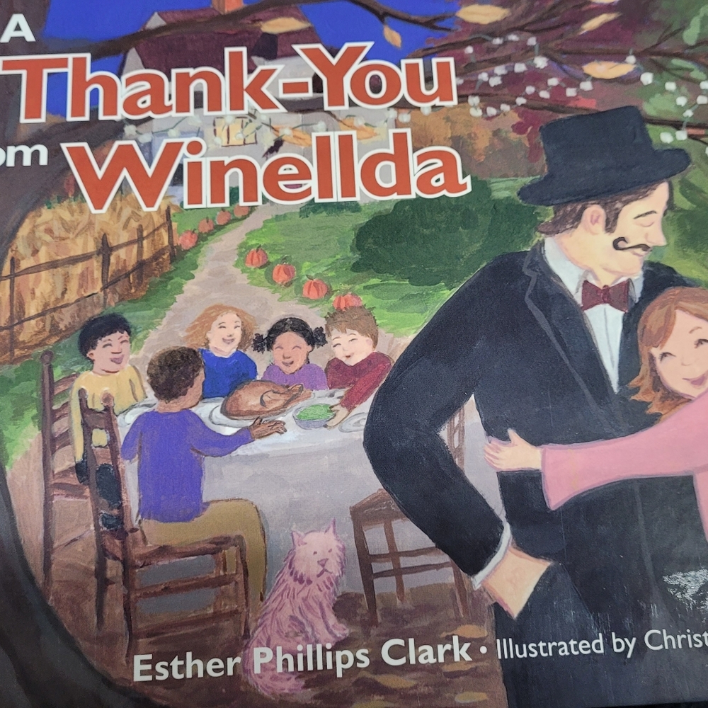 Thank you Winellda, children's book dust jacket